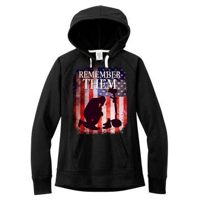 Remember Them Memorial Day Women's Fleece Hoodie