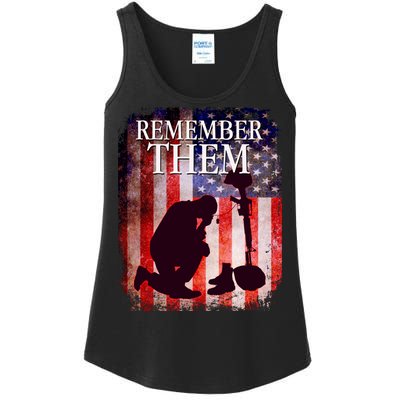 Remember Them Memorial Day Ladies Essential Tank