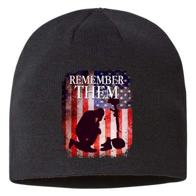 Remember Them Memorial Day Sustainable Beanie