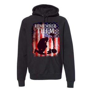 Remember Them Memorial Day Premium Hoodie