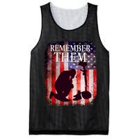 Remember Them Memorial Day Mesh Reversible Basketball Jersey Tank