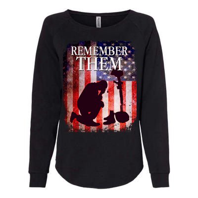 Remember Them Memorial Day Womens California Wash Sweatshirt