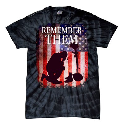 Remember Them Memorial Day Tie-Dye T-Shirt