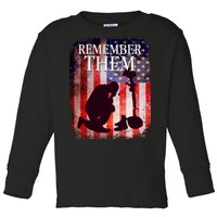 Remember Them Memorial Day Toddler Long Sleeve Shirt