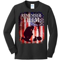 Remember Them Memorial Day Kids Long Sleeve Shirt