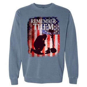 Remember Them Memorial Day Garment-Dyed Sweatshirt