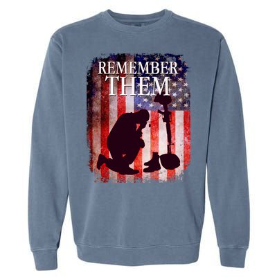 Remember Them Memorial Day Garment-Dyed Sweatshirt