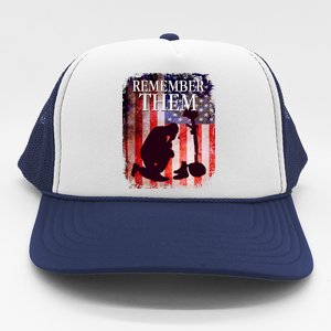 Remember Them Memorial Day Trucker Hat