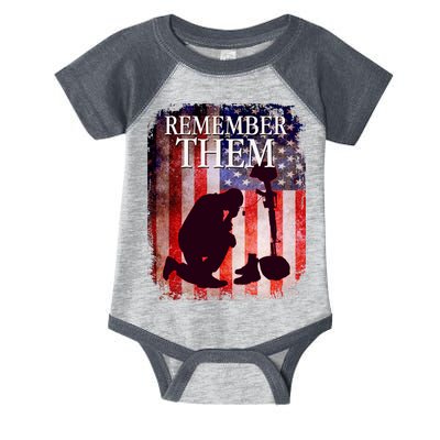 Remember Them Memorial Day Infant Baby Jersey Bodysuit