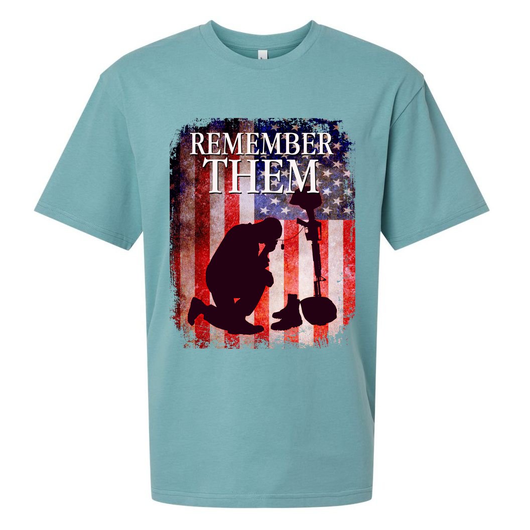 Remember Them Memorial Day Sueded Cloud Jersey T-Shirt