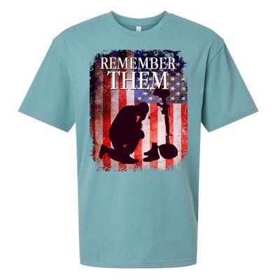 Remember Them Memorial Day Sueded Cloud Jersey T-Shirt