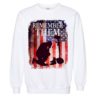 Remember Them Memorial Day Garment-Dyed Sweatshirt