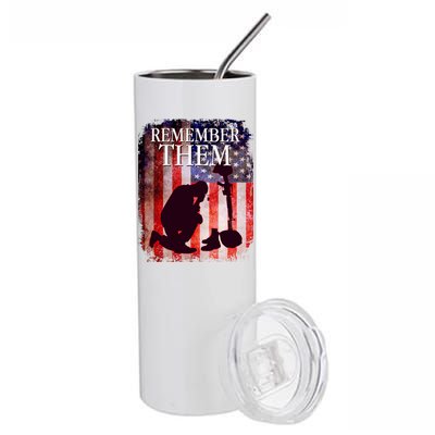 Remember Them Memorial Day Stainless Steel Tumbler