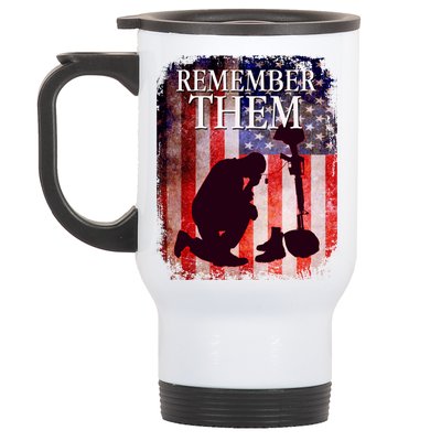 Remember Them Memorial Day Stainless Steel Travel Mug