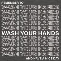 Remember To Wash Your Hand Have A Nice Day Vector Backpack