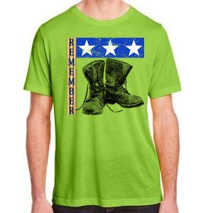 Remember Veteran Combat Boots Adult ChromaSoft Performance T-Shirt