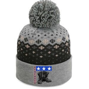 Remember Veteran Combat Boots The Baniff Cuffed Pom Beanie