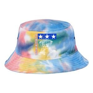 Remember Veteran Combat Boots Tie Dye Newport Bucket Hat