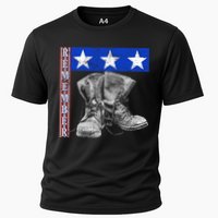 Remember Veteran Combat Boots Cooling Performance Crew T-Shirt