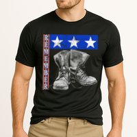 Remember Veteran Combat Boots Cooling Performance Crew T-Shirt