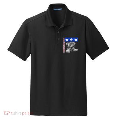 Remember Veteran Combat Boots Dry Zone Grid Polo