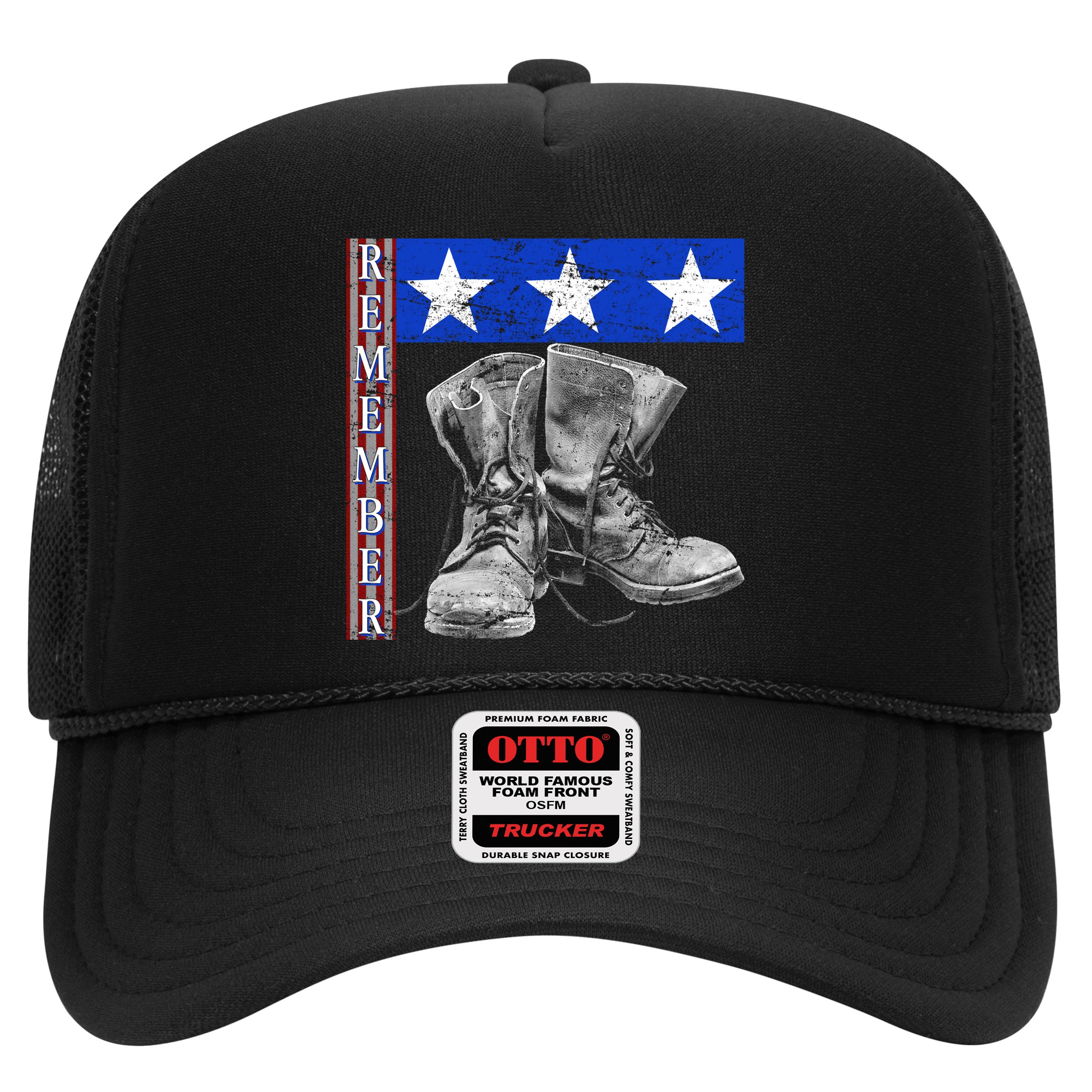 Remember Veteran Combat Boots Hat