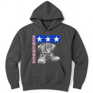 Remember Veteran Combat Boots Hoodie