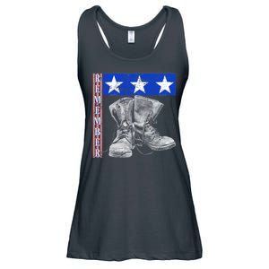 Remember Veteran Combat Boots Ladies Essential Flowy Tank