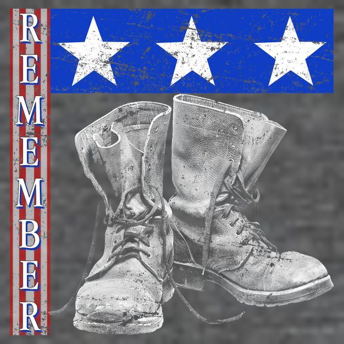 Remember Veteran Combat Boots Womens T-Shirt