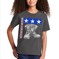 Remember Veteran Combat Boots Kids T-Shirt