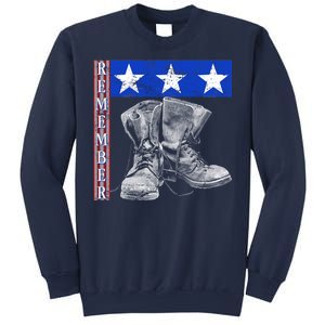 Remember Veteran Combat Boots Sweatshirt