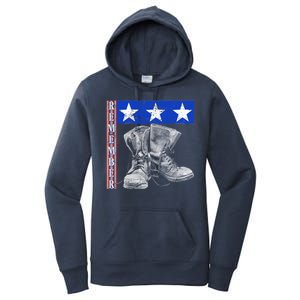 Remember Veteran Combat Boots Women's Pullover Hoodie