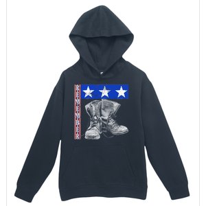 Remember Veteran Combat Boots Urban Pullover Hoodie