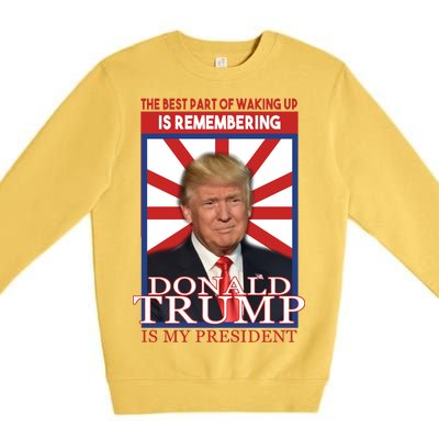 Remembering Donald Trump Is My President Premium Crewneck Sweatshirt