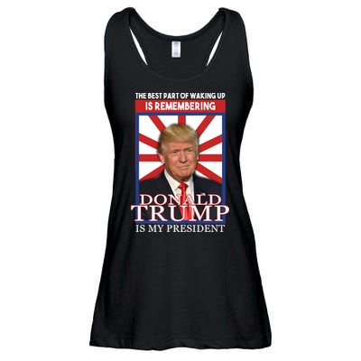 Remembering Donald Trump Is My President Ladies Essential Flowy Tank