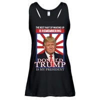 Remembering Donald Trump Is My President Ladies Essential Flowy Tank