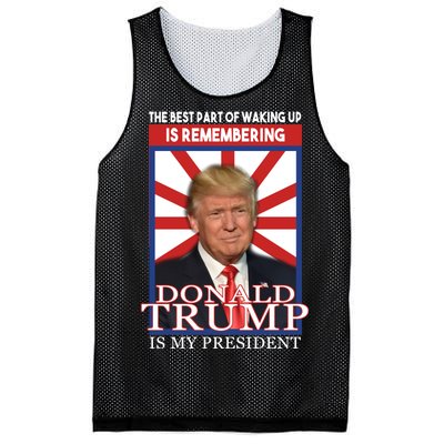 Remembering Donald Trump Is My President Mesh Reversible Basketball Jersey Tank