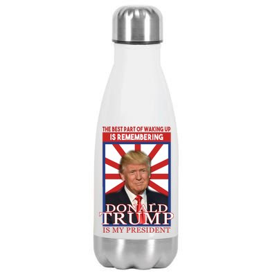 Remembering Donald Trump Is My President Stainless Steel Insulated Water Bottle