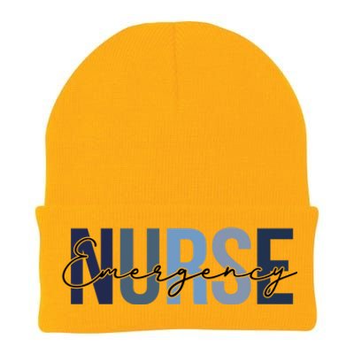 Retro Emergency Nurse Print For Nursing Student Meaningful Gift Knit Cap Winter Beanie