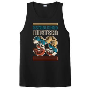 Retro Established Nineteen 33 1933 90th Birthday PosiCharge Competitor Tank