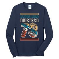 Retro Established Nineteen 73 1973 50th Birthday Tall Long Sleeve T-Shirt