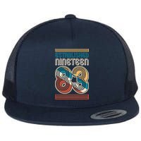 Retro Established Nineteen 83 1983 40th Birthday Flatbill Hat