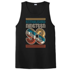 Retro Established Nineteen 93 1993 30th Birthday PosiCharge Competitor Tank