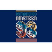 Retro Established Nineteen 93 1993 30th Birthday Bumper Sticker