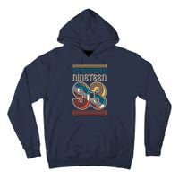 Retro Established Nineteen 93 1993 30th Birthday Tall Hoodie