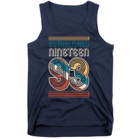 Retro Established Nineteen 93 1993 30th Birthday Tank Top