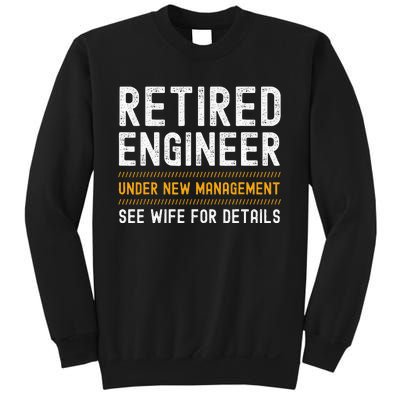 Retirement Engineer Novelty Gift Retired Engineer Sweatshirt