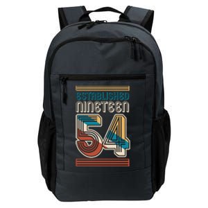 Retro Established Nineteen 54 1954 70th Birthday Daily Commute Backpack