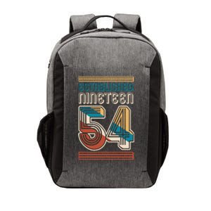 Retro Established Nineteen 54 1954 70th Birthday Vector Backpack