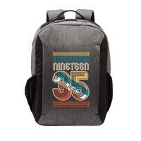 Retro Established Nineteen 35 1935 90th Birthday Vector Backpack